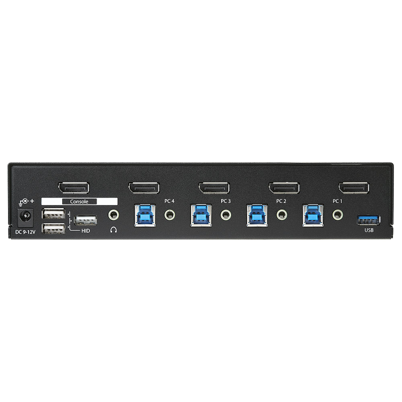 StarTech SV431DPU3A2 4 Port DisplayPort KVM Switch - USB 3.0 - 4K 30Hz